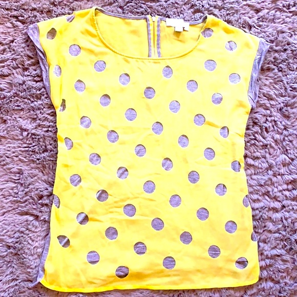 OLIVE & OAK POLKA DOT CUTOUT T-SHIRT - Picture 3 of 8